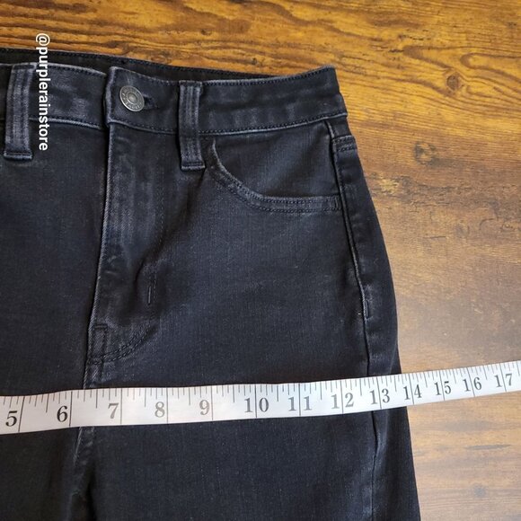American Eagle Jeans 2 S Jegging 360 Next Level Stretch Super Hi Rise Black Wash - Picture 8 of 12